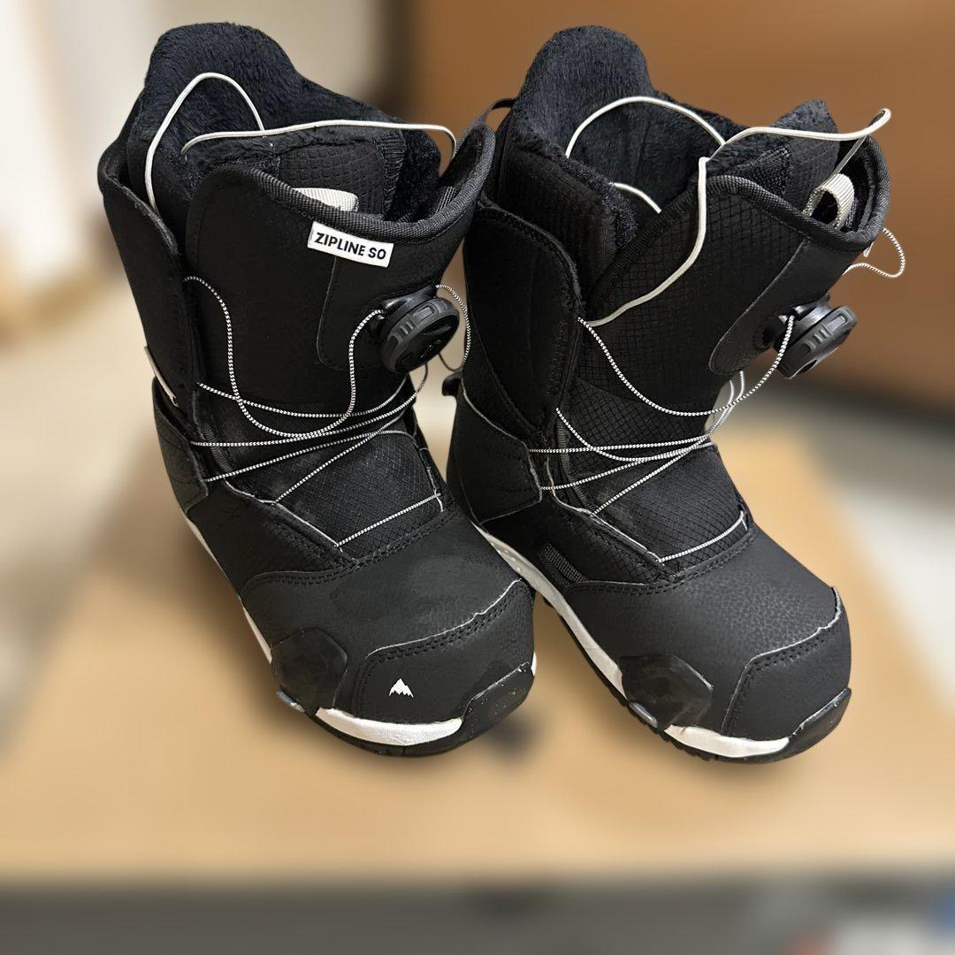 Burton ZIPLINE ！子ども用スノーボードブーツ！美品！本日値下げ中‼️