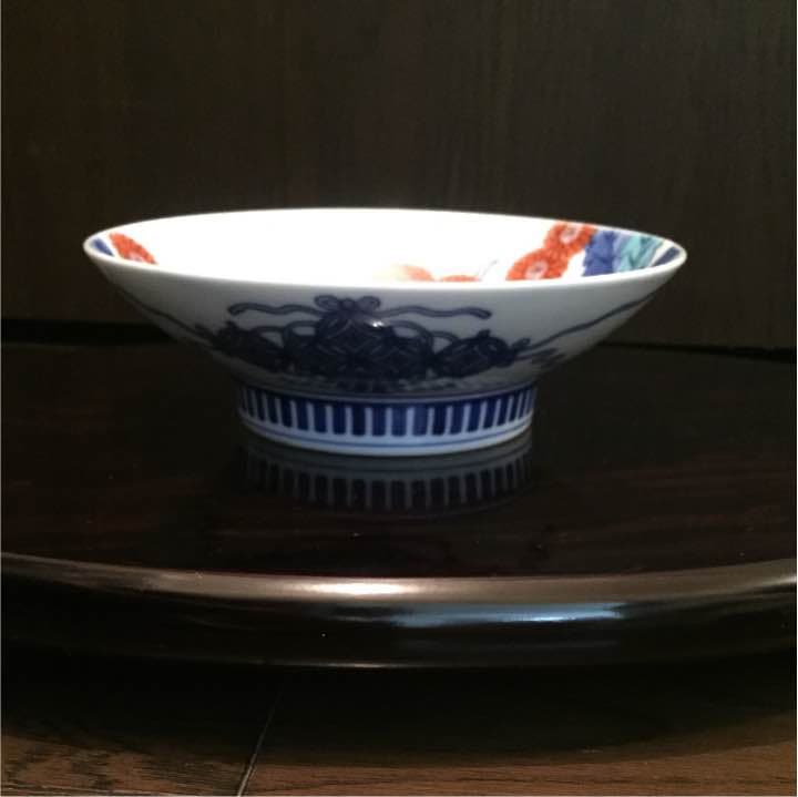 色絵 蒲公英文様