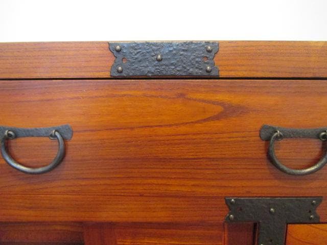 逸品　美品　船箪笥　車箪笥　欅材　車輪　和箪笥　箪笥　和家具　購入金額：23万円