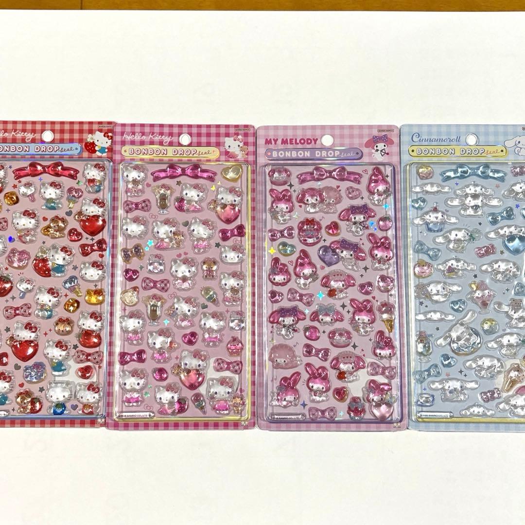 【国内正規品】ボンボンドロップシール サンリオ全8種