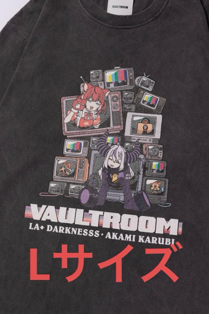 VR × LAPKARU TEE / CHARCOAL Lサイズ