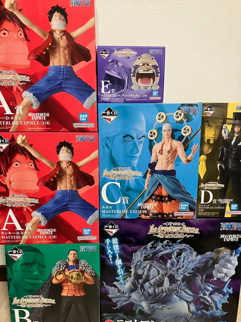 ワンピース一番くじ ラストワン賞　ABCD賞　フィギュア　コンプ