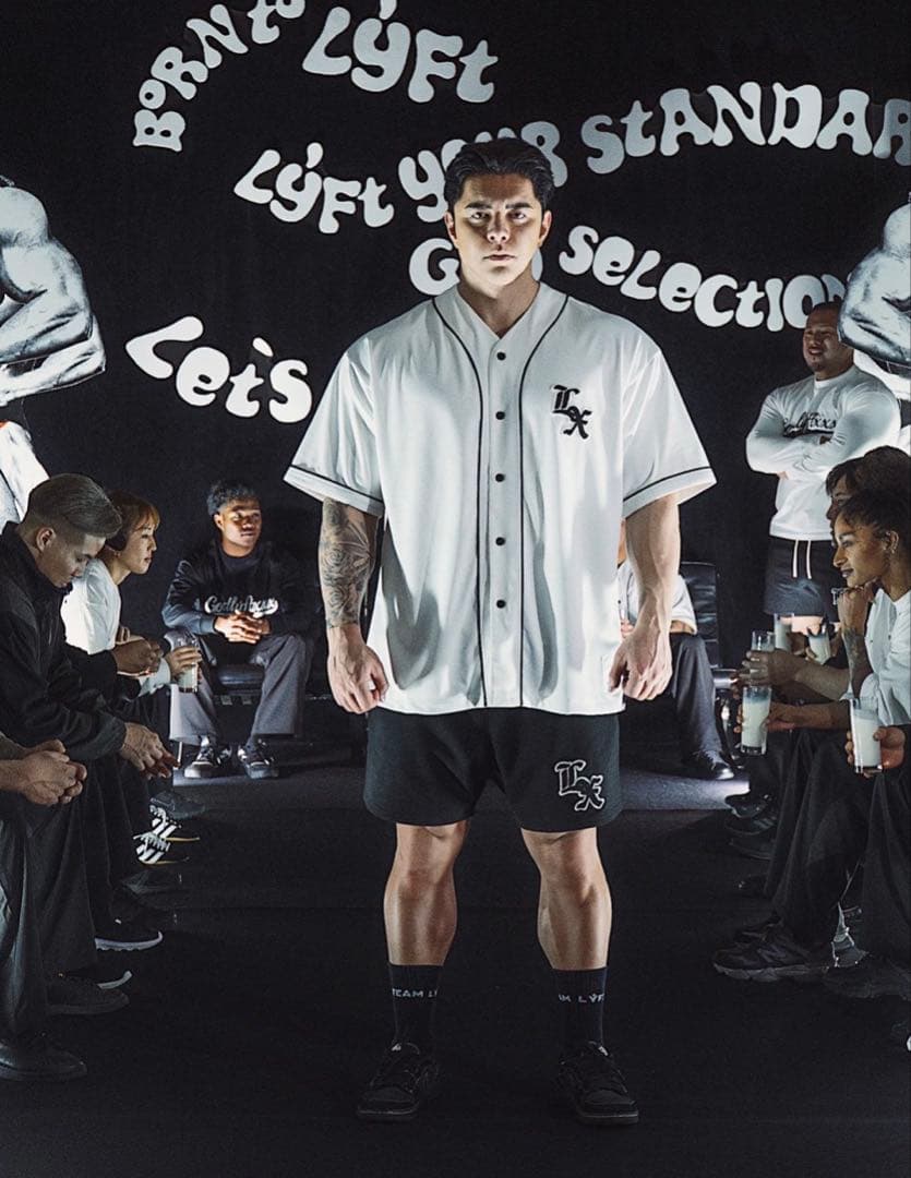 LÝFT × XXX LIMITED BASEBALL SHIRT Mサイズ