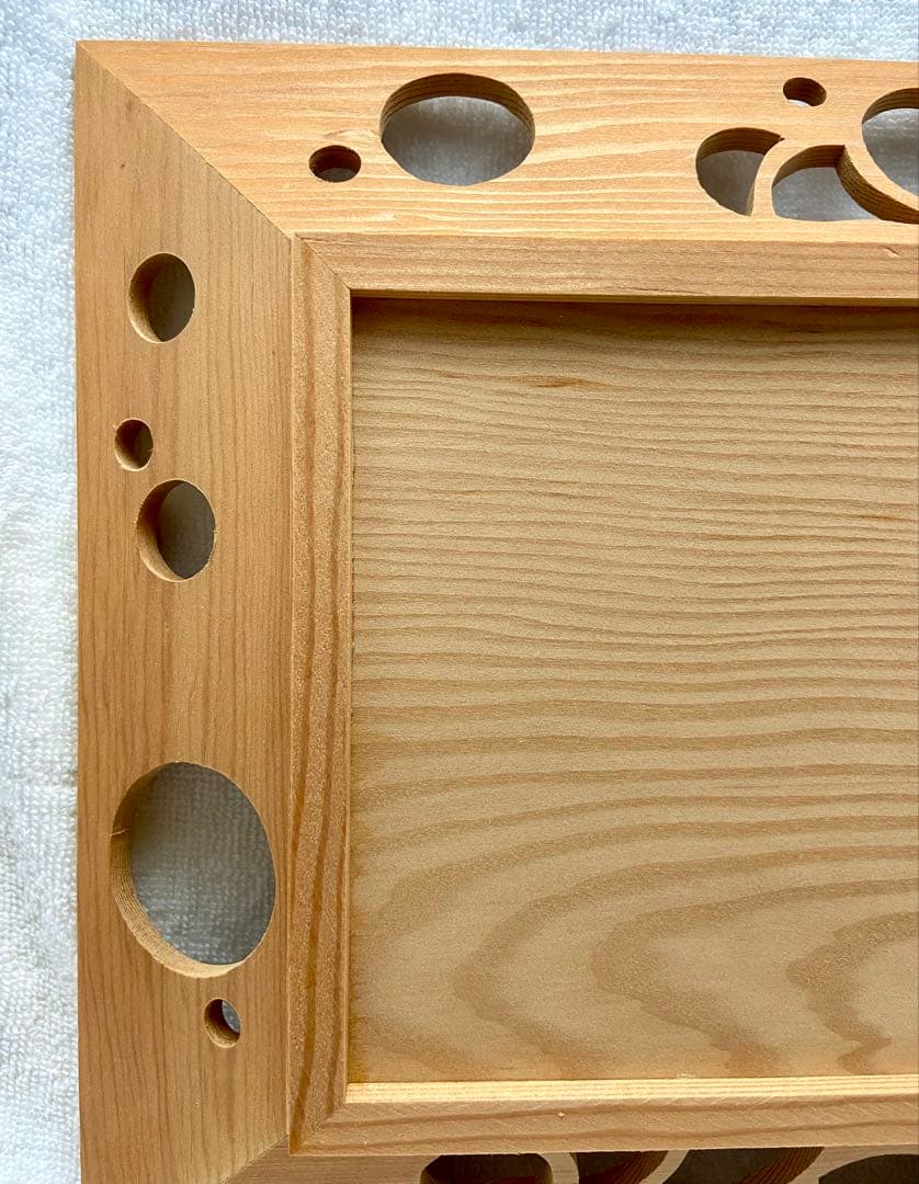 茶道具 鵬雲斎好 水玉透 四方盆 中村宗悦【匿名配送】