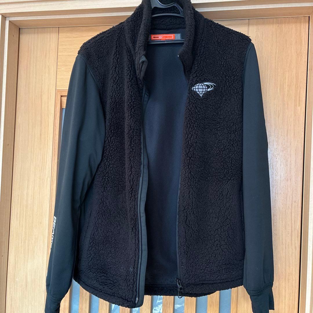 BEAMS GOLF ビームスゴルフ　ボアジャケット ブラック