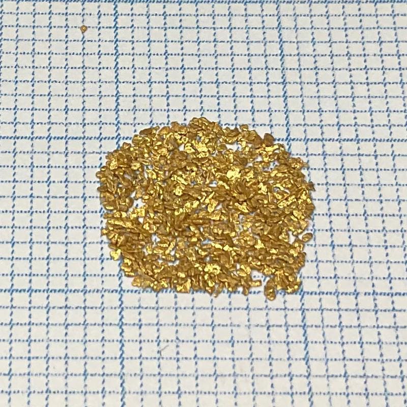 コ*ん様 ★砂金★北海道新十津川町　総富地川産★ 0.216g