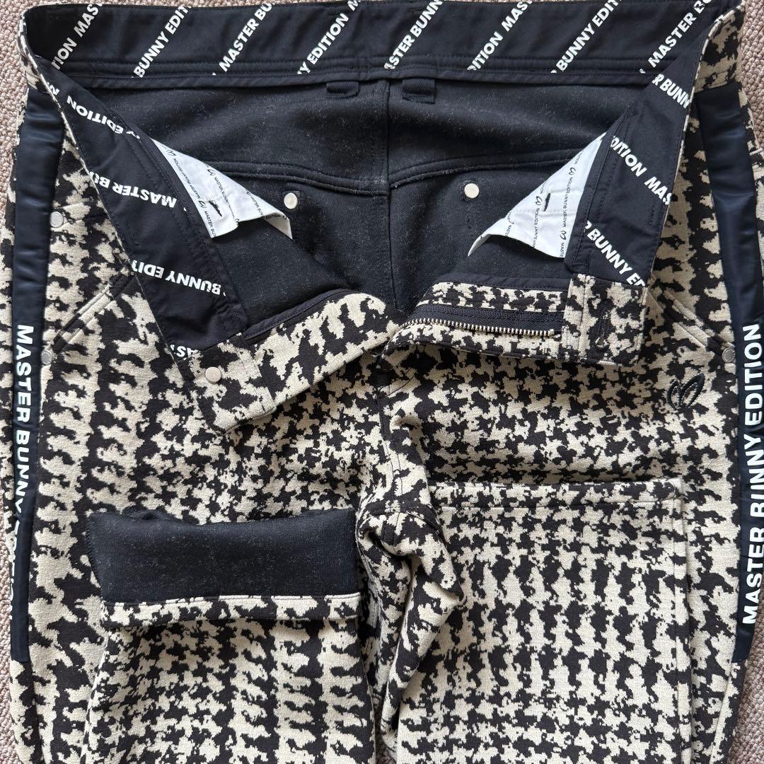 現行モデル　マスターバニー　パンツ　L〜XL相当相当　総柄　茶　焦茶　5