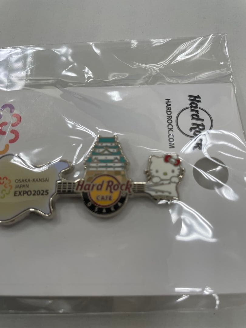 EXPO 2025 ピンバッジ　大阪・関西万博　招致　ハードロックカフェ　キティ