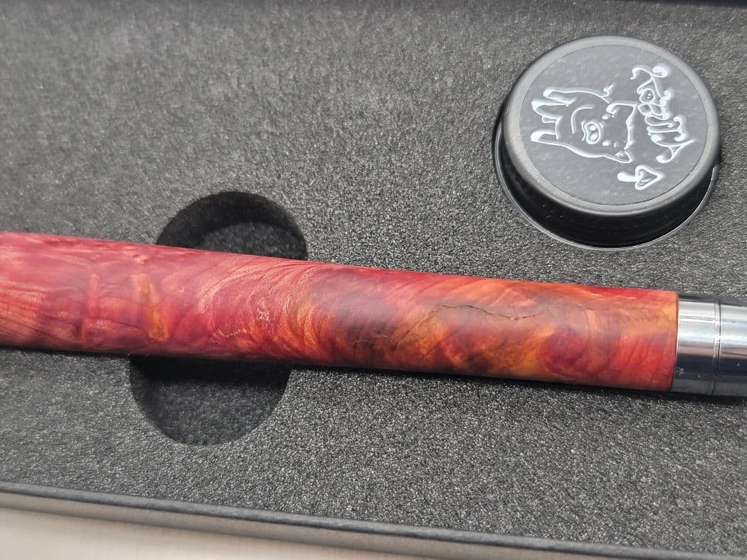 新品　こぶた工房　タクサスフローリーニーバール　極上杢　シャープペンシル0.5