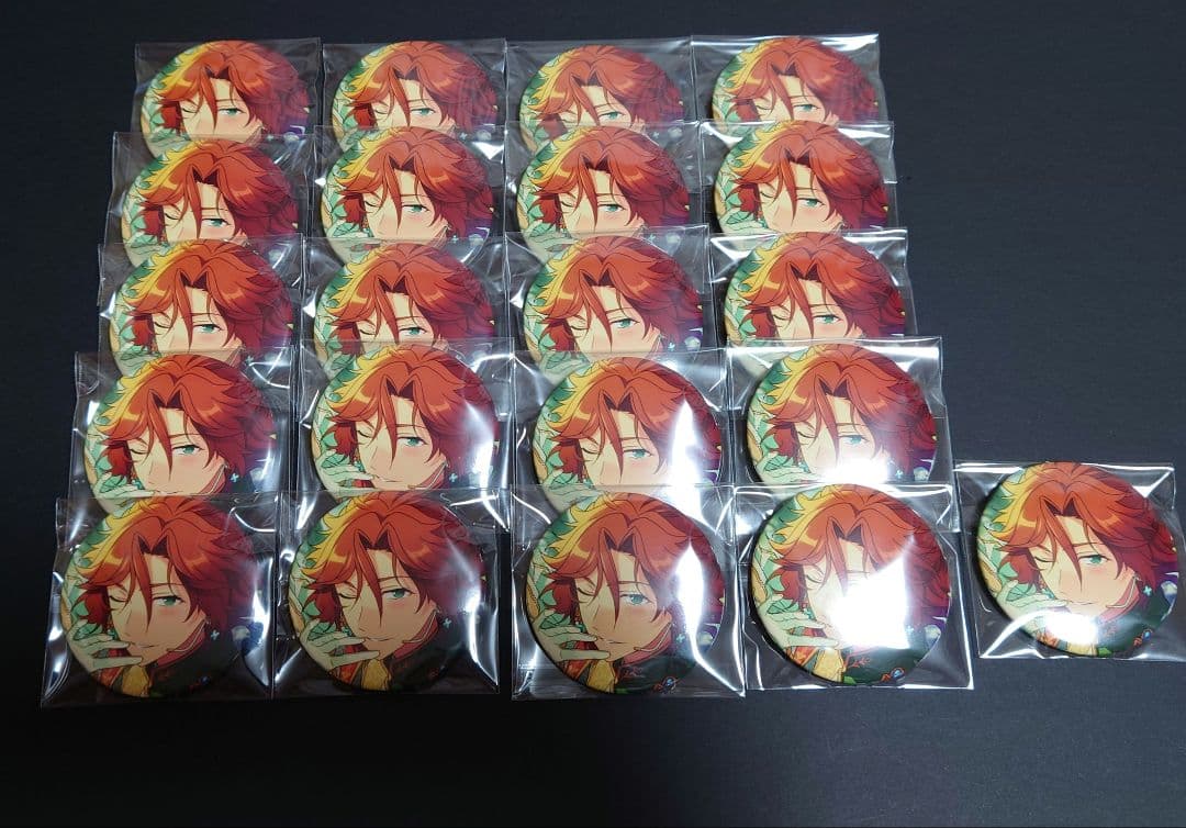 あんスタ　斑　フィーチャー2缶バッジ