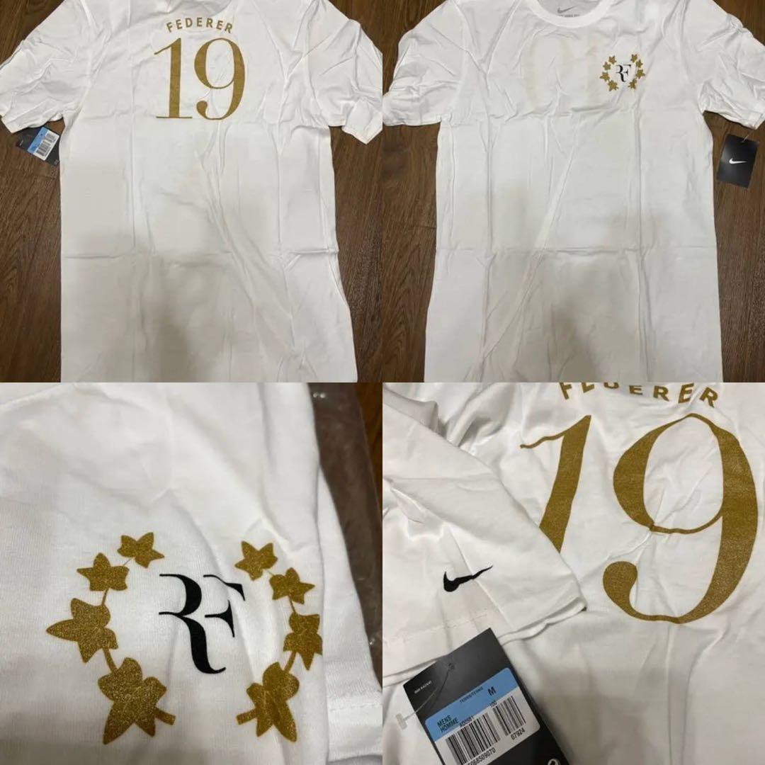記念グッズ NIKE FEDERER 19GS WIN T-SHIRT US SIZE M