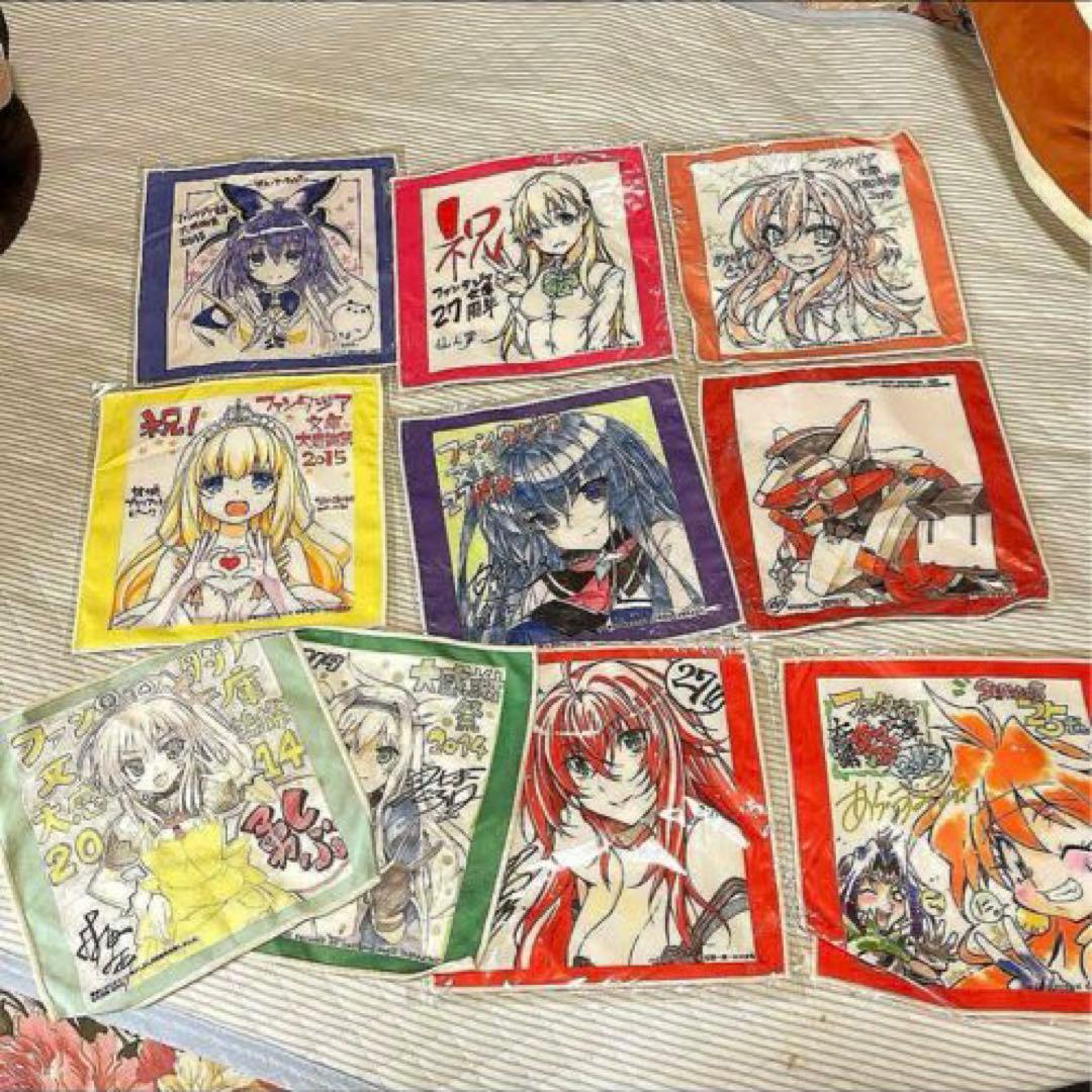 ファンタジア文庫祭り ミニハンカチ 10枚まとめ売り 相談可能