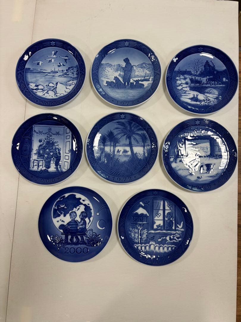 ロイヤルコペンハーゲン　  8枚プレートセット