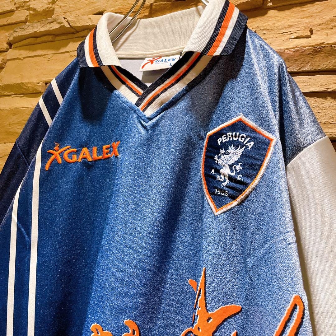 【希少】GALEX×PERUGIA/98-99/2ndユニフォーム/#7中田英寿