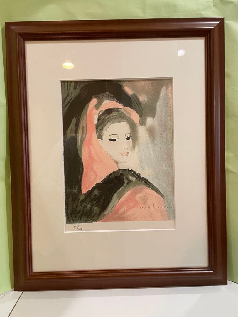 マリーローランサン　リトグラフ