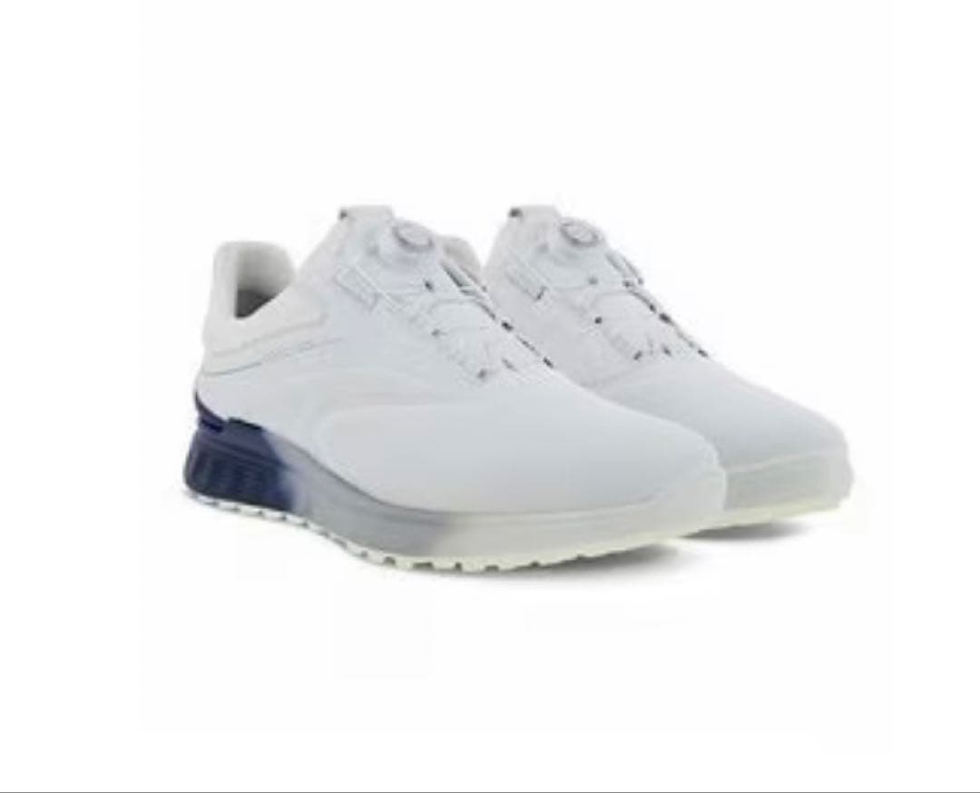 ECCO GOLF S-THREE ホワイト/ブルー EU 44 値下げしました