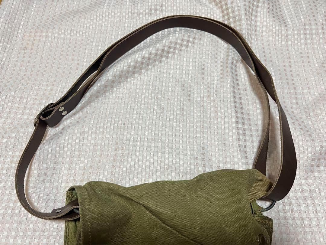 イギリス軍 ガスマスクバッグMk.Ⅶ ストラップ ブラック