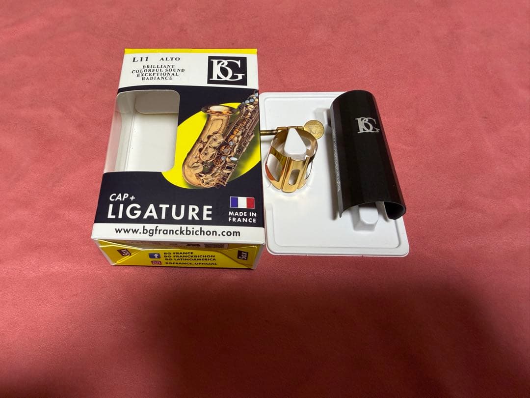 アルトサックス　リガチャー　BG L11 金メッキ