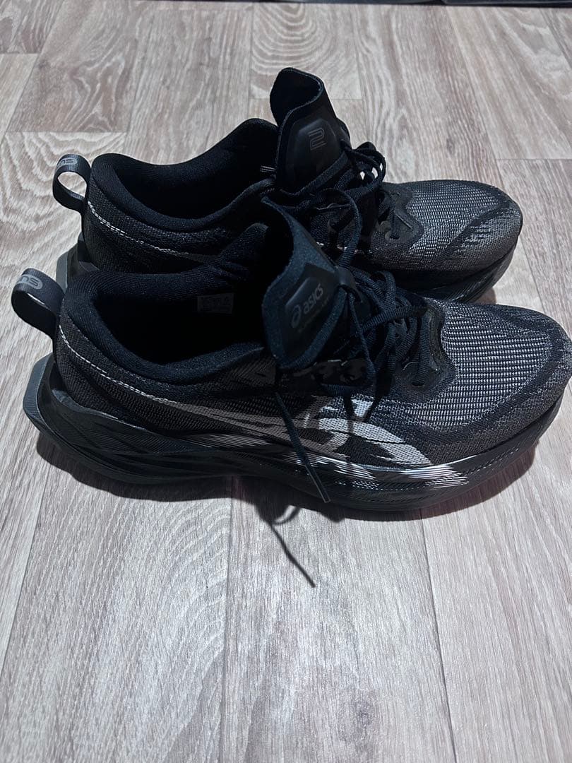 ASICS SUPERBLAST 2 27.5cm ブラック/ホワイト