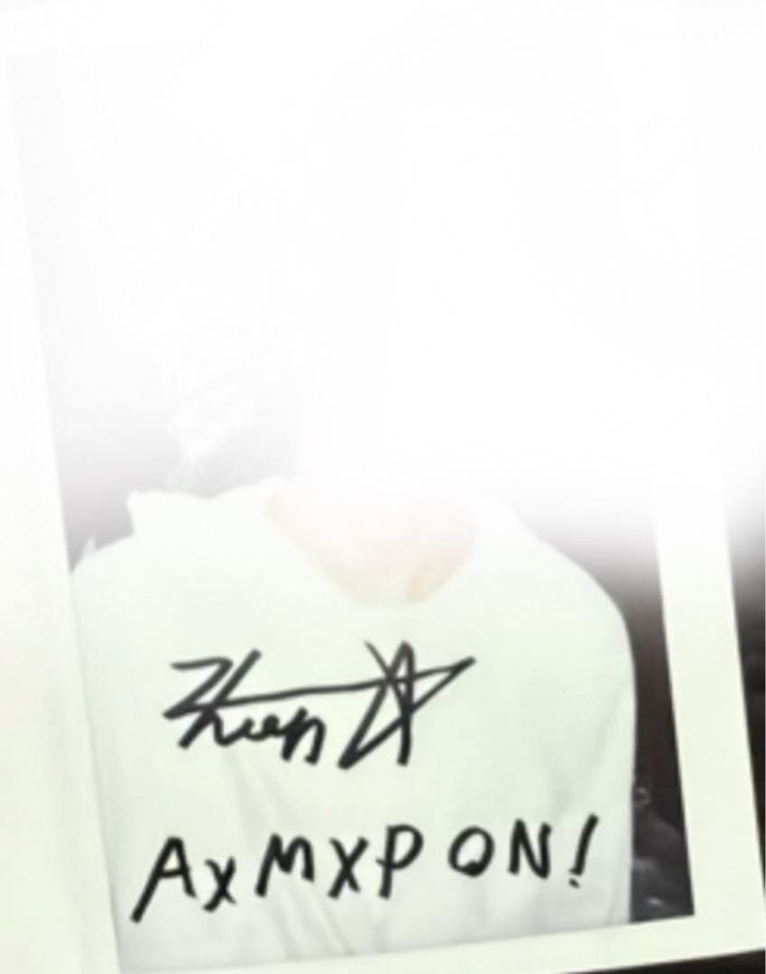 AxMxP ジュファン サイン ポラロイド チェキ