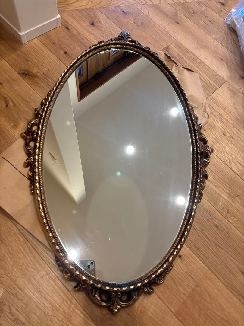 アンティークミラー　ヴィンテージ　壁掛け　鏡