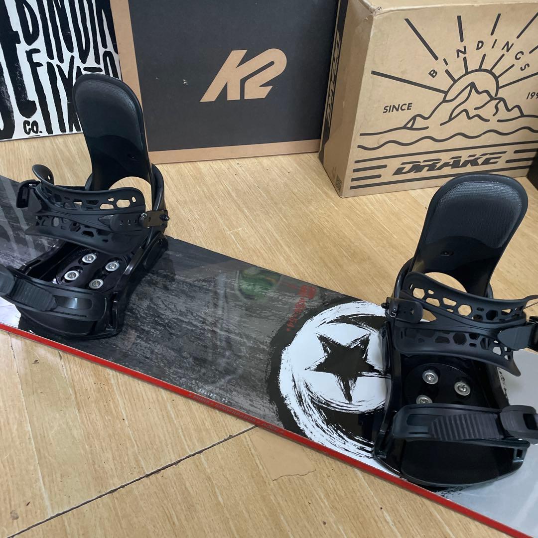 MOSS×ZUMA　良質国産　モス　スノーボードセット　未使用バイン付