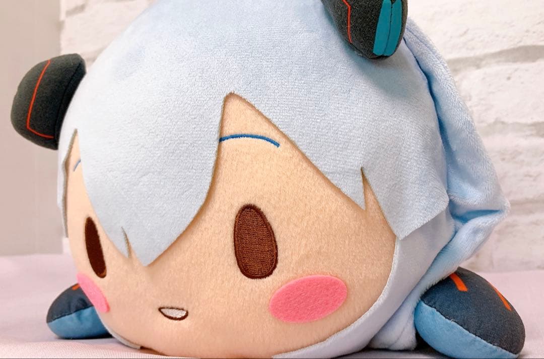エヴァンゲリオン　綾波レイ　寝そべり　ぬいぐるみ　プラグスーツ　メガジャンボ