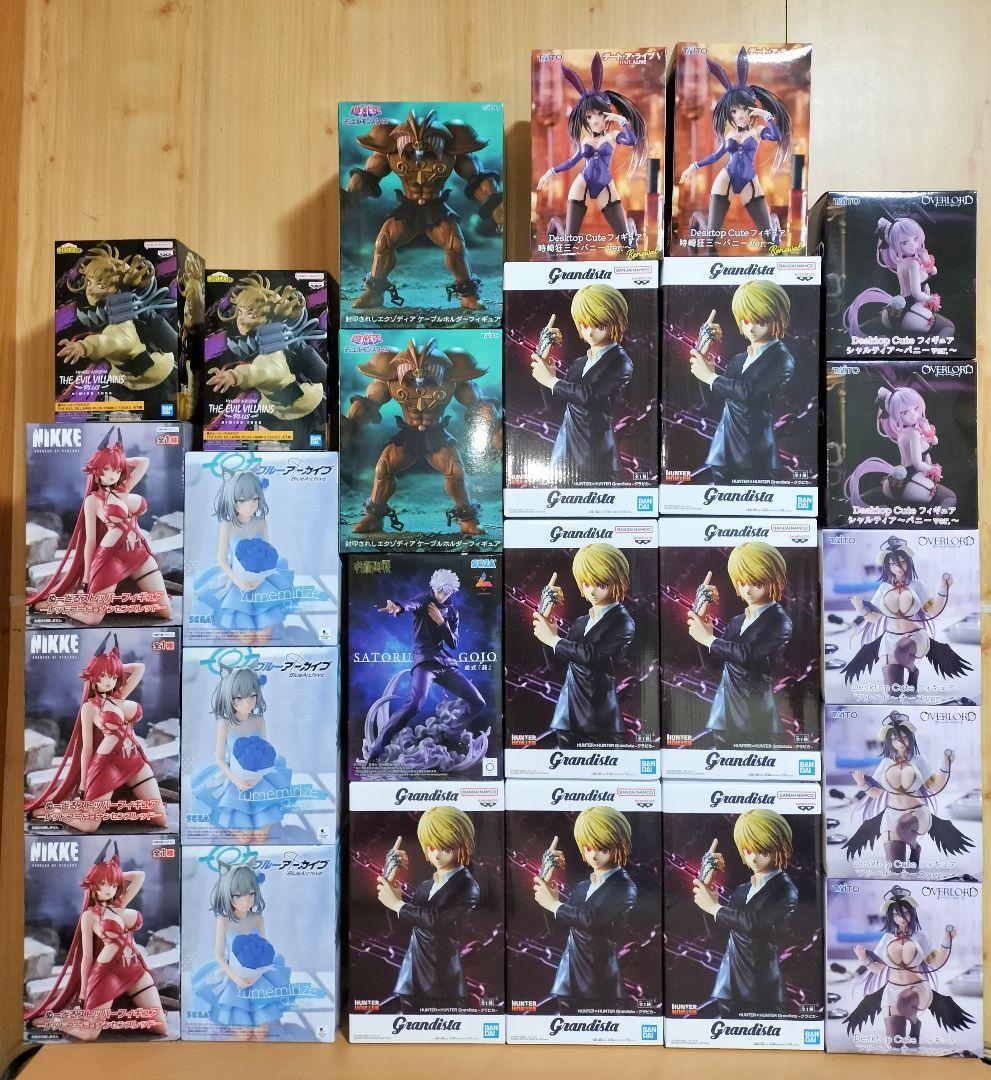 最新プライズフィギュア　クラピカ　シロコ　レッドフード　アルベド　アルベド　五条