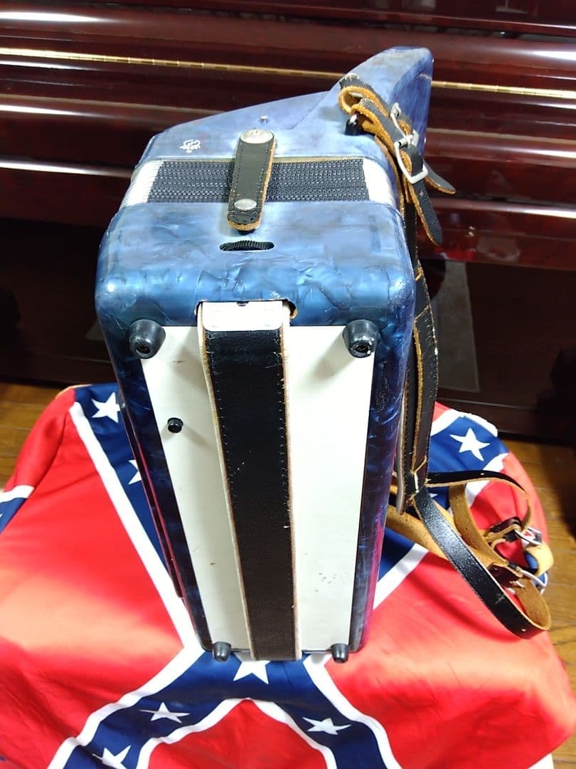 【整備済懐しい音色】Yamaha テナー アコーディオン T-32B 32鍵