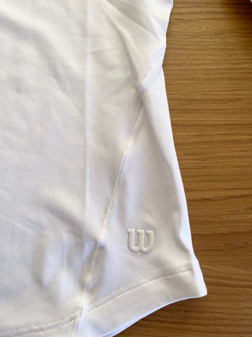 ウィルソン　オールデイハーフジップ　ホワイト