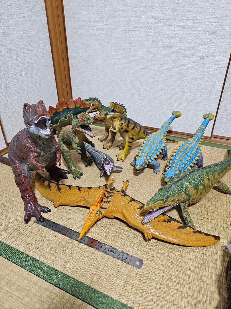 フェイバリット 恐竜 ソフビ フィギュア 10体セット