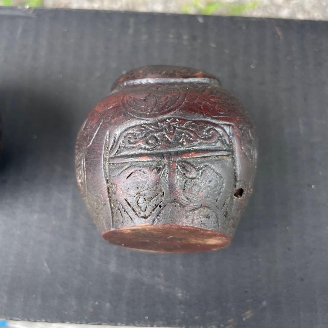 中国古い置き物縁起福来