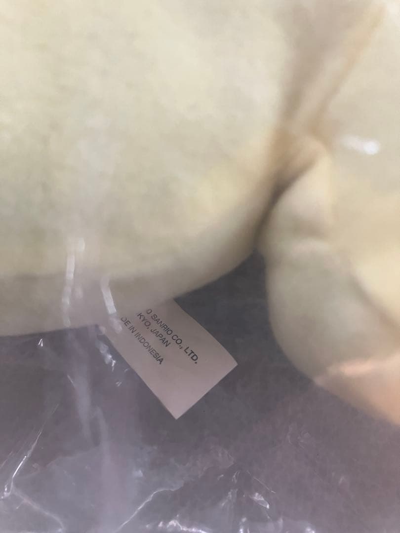 ポムポムプリン　ダイカット　フェイスクッション