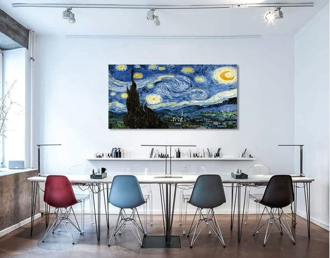 ファンゴッホの人気な星月夜の絵画・50*80