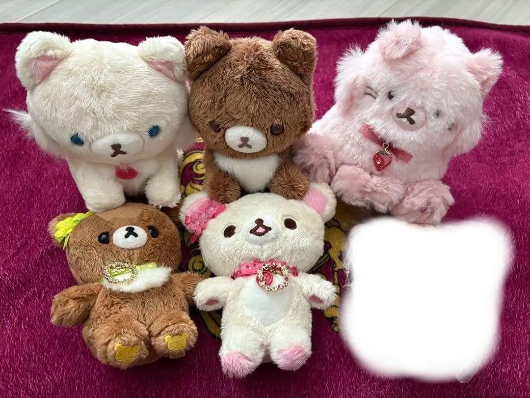 リラックマ コリラックマ ぬいぐるみ メゾンドフルール ココアキャット 限定美品
