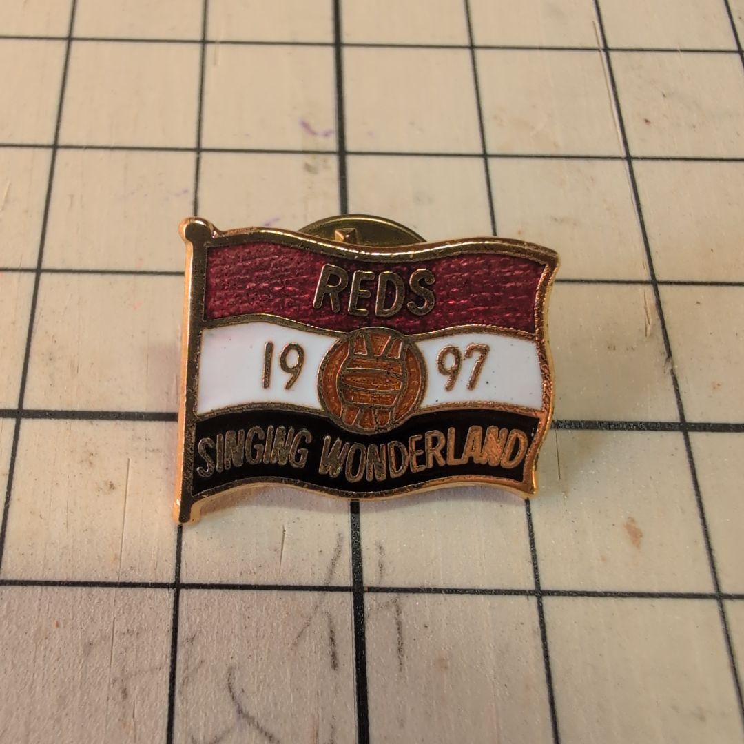 浦和　レッズ　REDS サポーターズクラブ ピンバッジ 1997年製