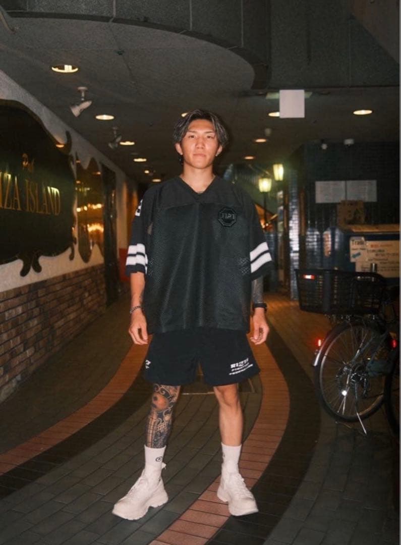 RIZIN 伊藤裕樹 JTPTフットボールシャツ Lサイズ