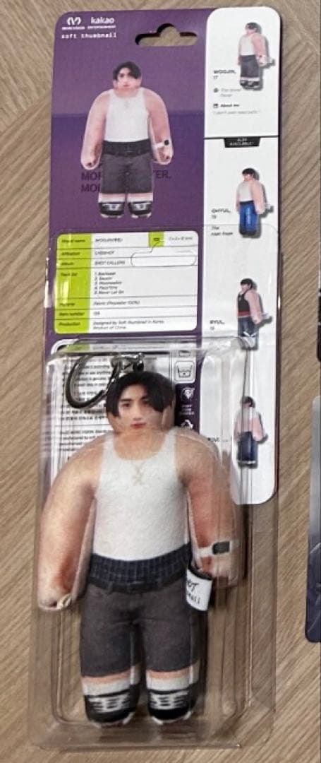 LNGSHOT ウジン 1st キャラクター キーホルダー キーリング