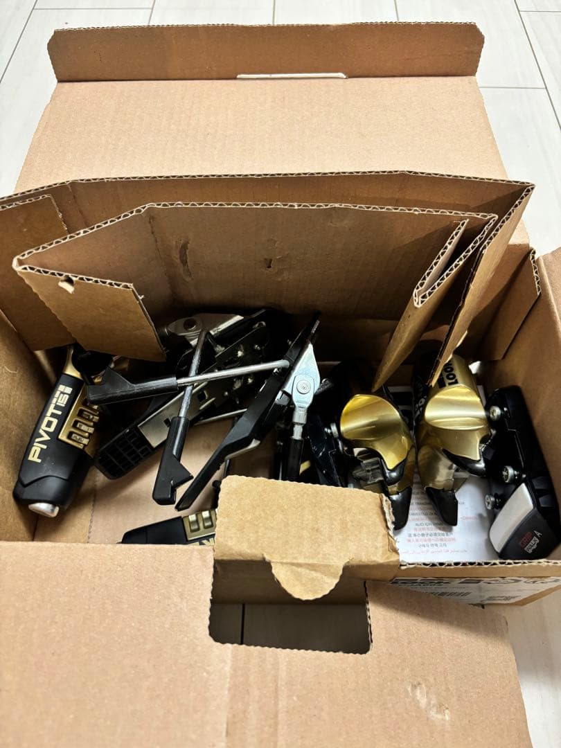 LOOK PIVOT 15 GW B95 Gold ビンディング 1 PAIRE