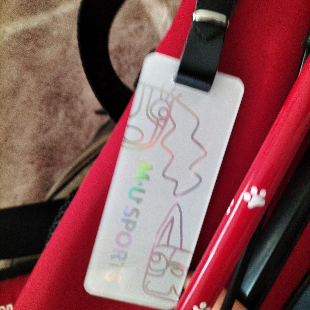 未使用ネームタグ頭カバー付きMUスポーツゴルフバッグ・キャディバッグ