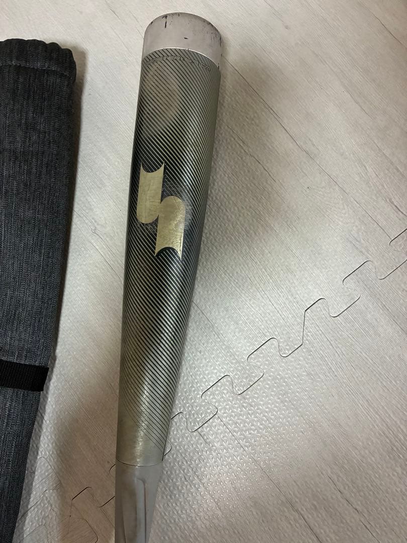 MM23 シルバー 軟式バット バットケース付き 84cm トップバランス