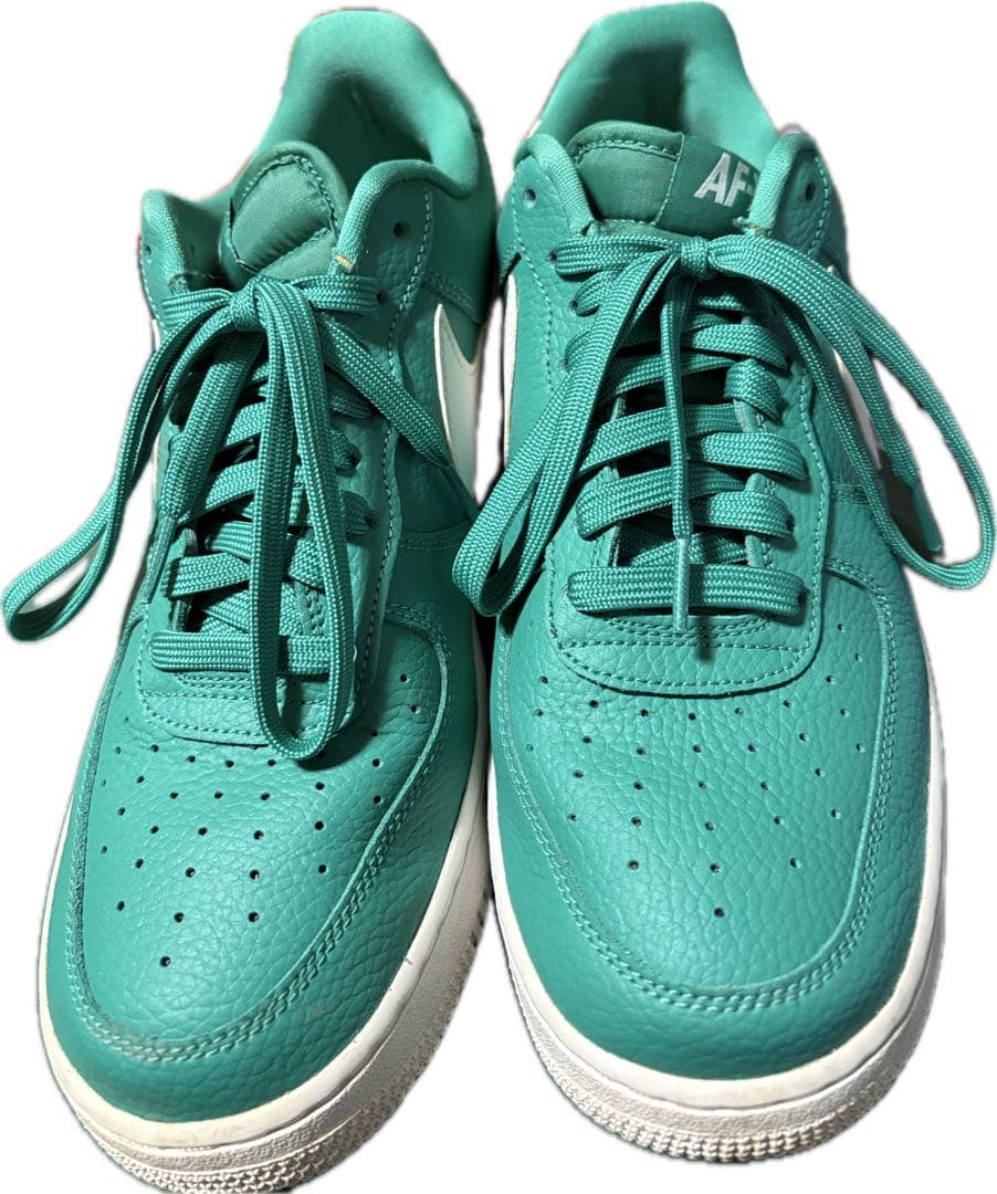 シューズ(男性用) NIKE AIRFORCE1 '07LV8 GREEN/WHITE US10.5