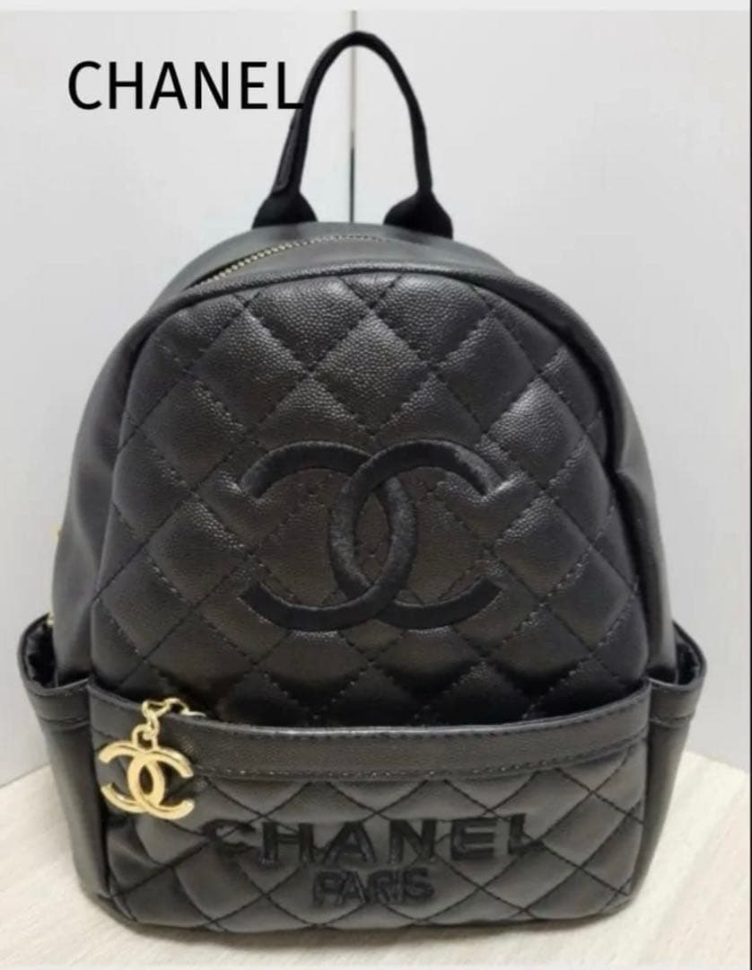 【新品 】CHANELシャネル ノベルティ ブラック リュック バッグ