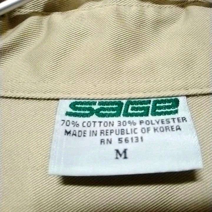 セ－ジ SAGE フィッシングウェア 長袖シャツ 未使用 M(USサイズ)釣り服