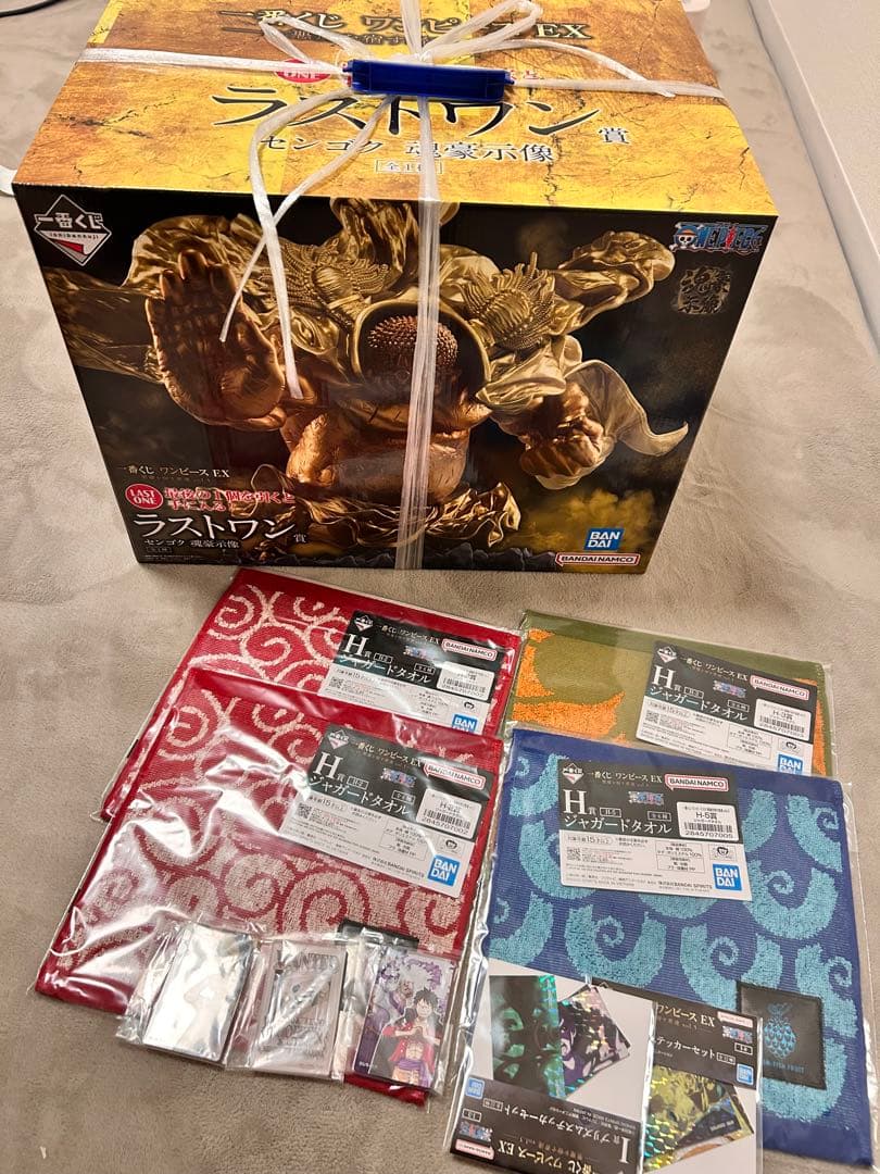 一番くじ　ワンピース　EX悪魔を宿す者達　ラストワン賞　センゴク　魂豪示像