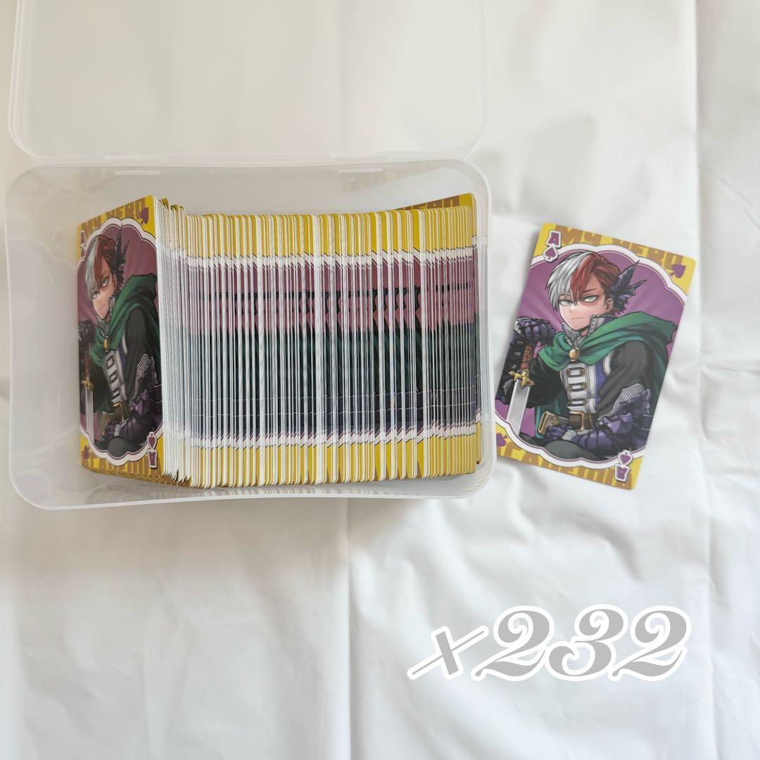 ⚠️枚数確認済 ヒロアカ 轟焦凍 BIGトランプ ♤A 232枚