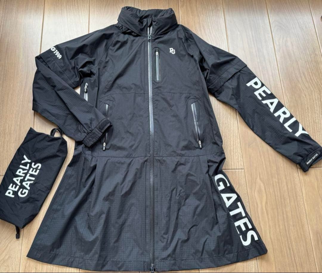 パーリーゲイツ レインウェアワンピース サイズ2 ネイビー新品未使用