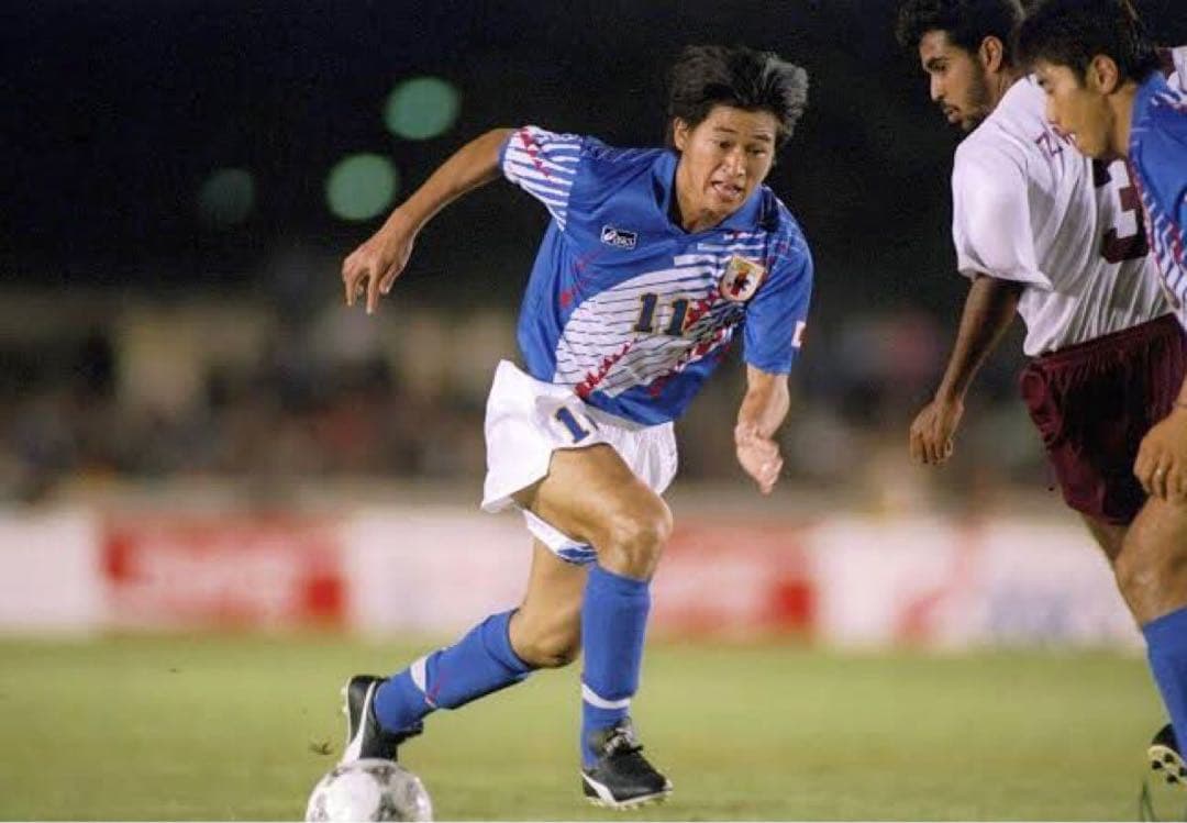 1994年 日本代表 ユニフォーム ドーハの悲劇 三浦知良 カズ アシックス