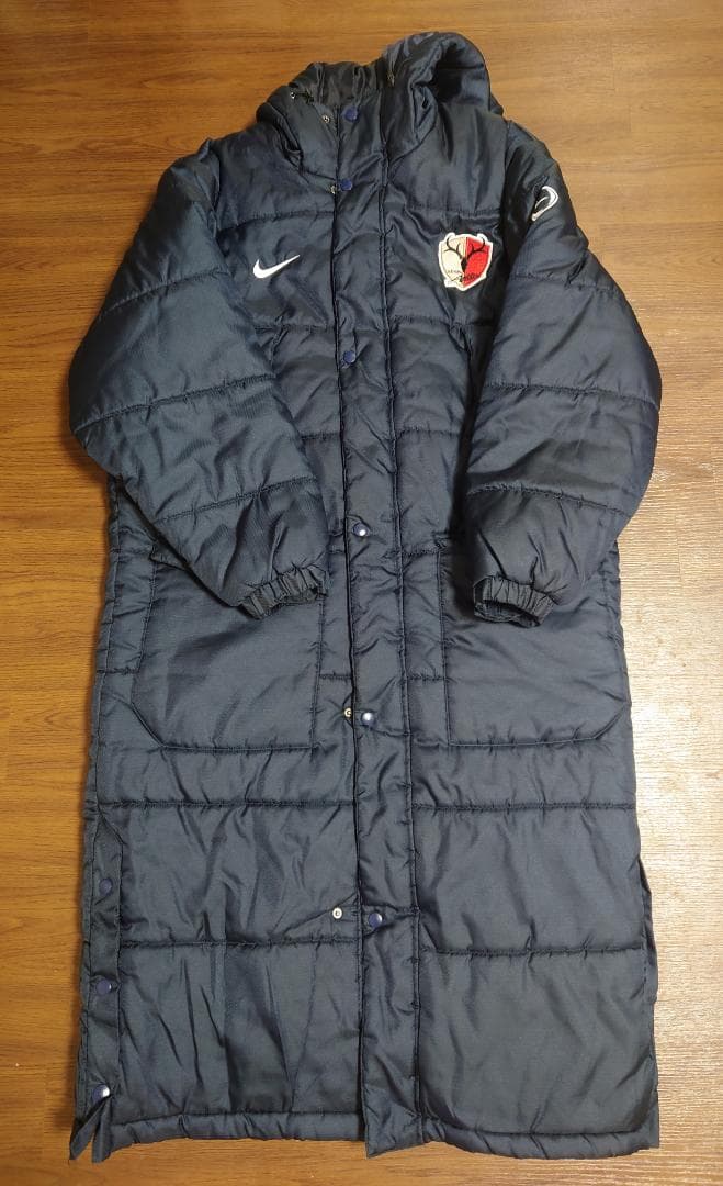 鹿島アントラーズ 中綿ロングコート Lサイズ ベンチコート