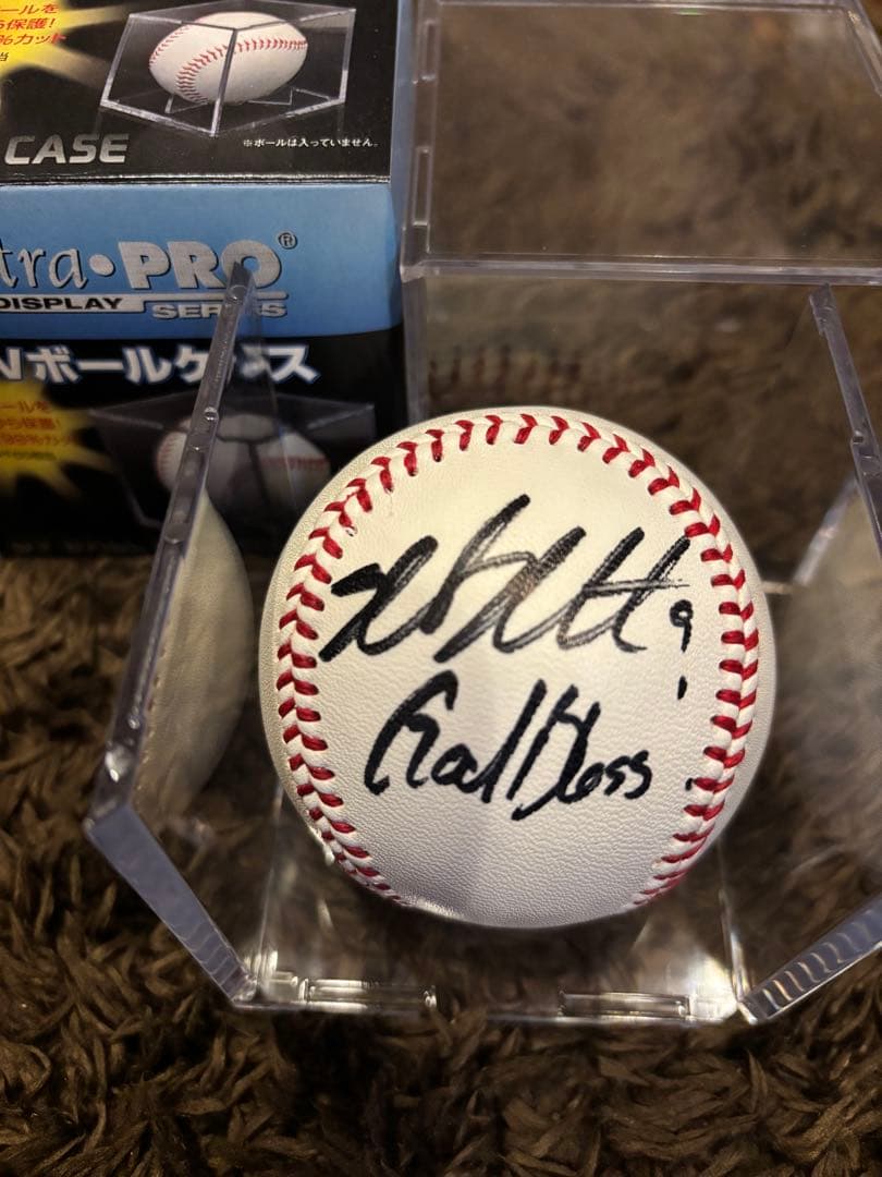 阪神タイガース　直筆サインボール５個セット　ボールケース5個付き